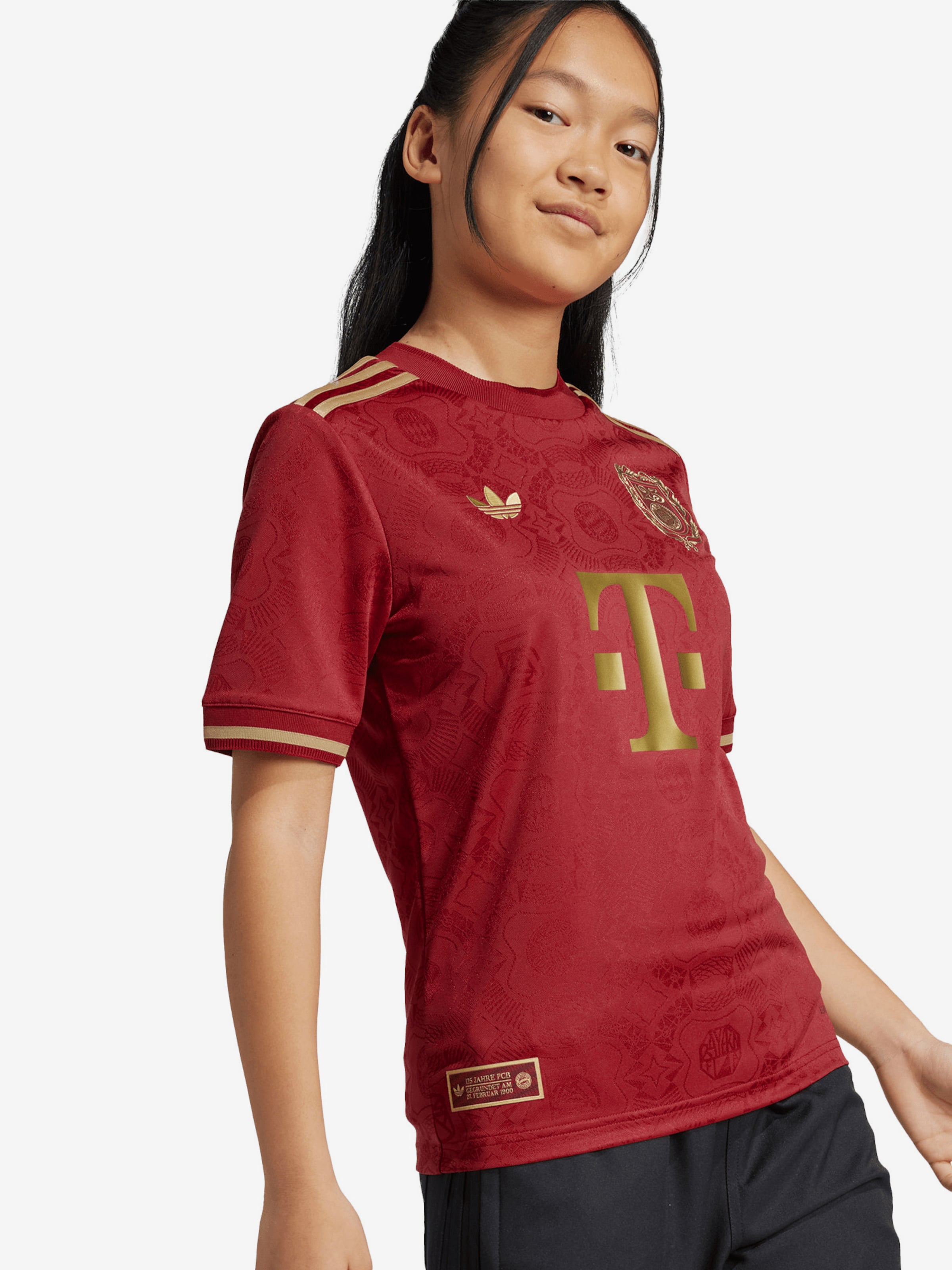 125 Jahre Bayern Uniform Kids Jersey 125 Anniversary Red Official