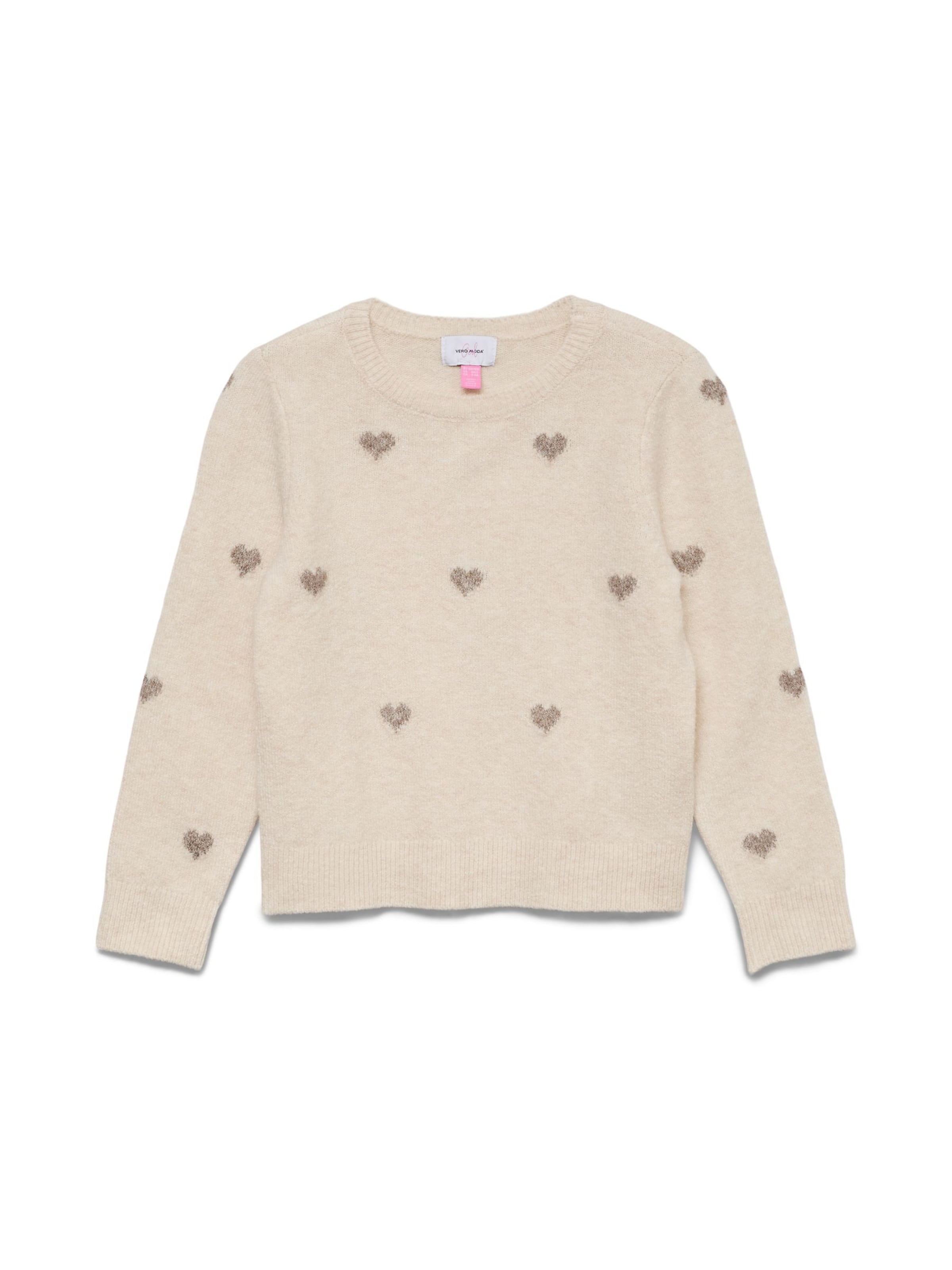 Vero Moda Girl Pullover 'VMDoffy' i beige: forside