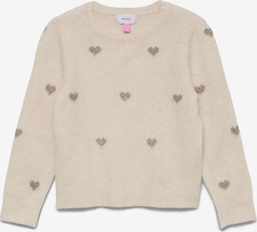 Vero Moda Girl Sweater 'VMDoffy' in Beige: front