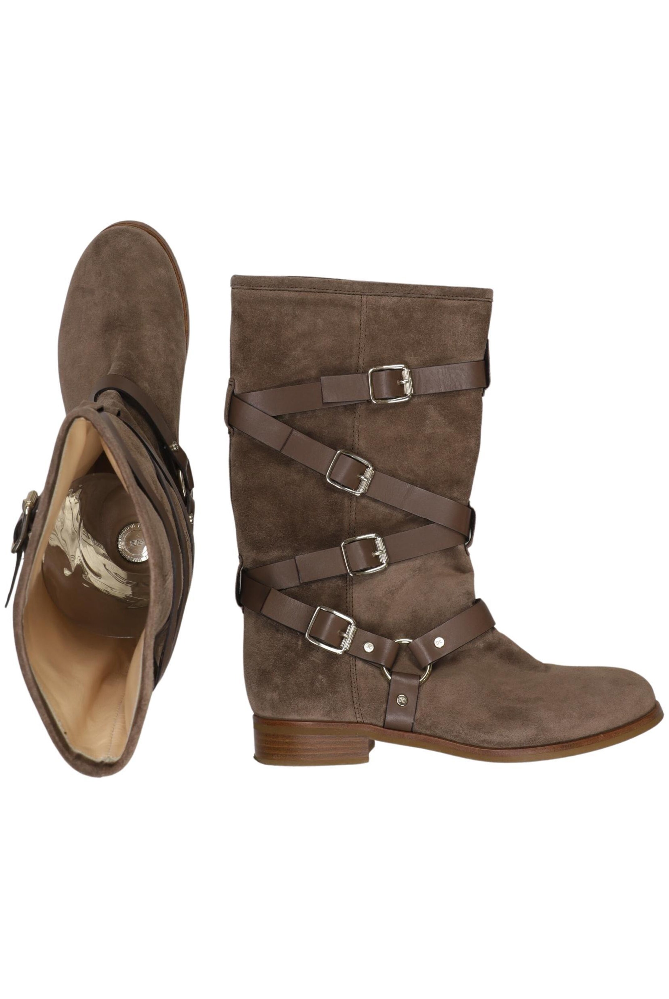 Elisabetta Franchi Stiefel 38 in Braun: Vorderseite
