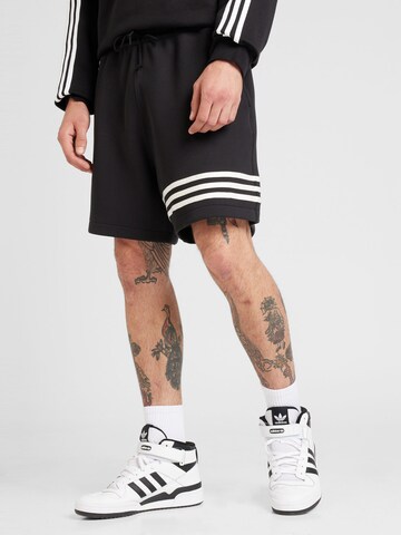 Loosefit Pantalon 'Neuclassics' ADIDAS ORIGINALS en noir : devant