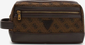 GUESS Kulturtasche 'Berlin' in Braun: Vorderseite