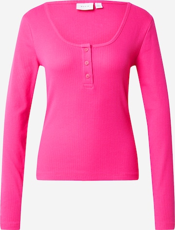 VILA Tričko 'HOLLIE' – pink: přední strana