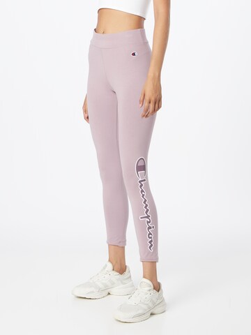 Champion Authentic Athletic Apparel Skinny Legíny – pink: přední strana