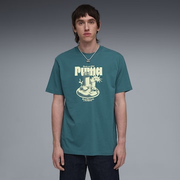 PUMA Shirt in Green: front