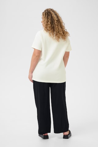 T-shirt 'Annita' KAFFE CURVE en blanc