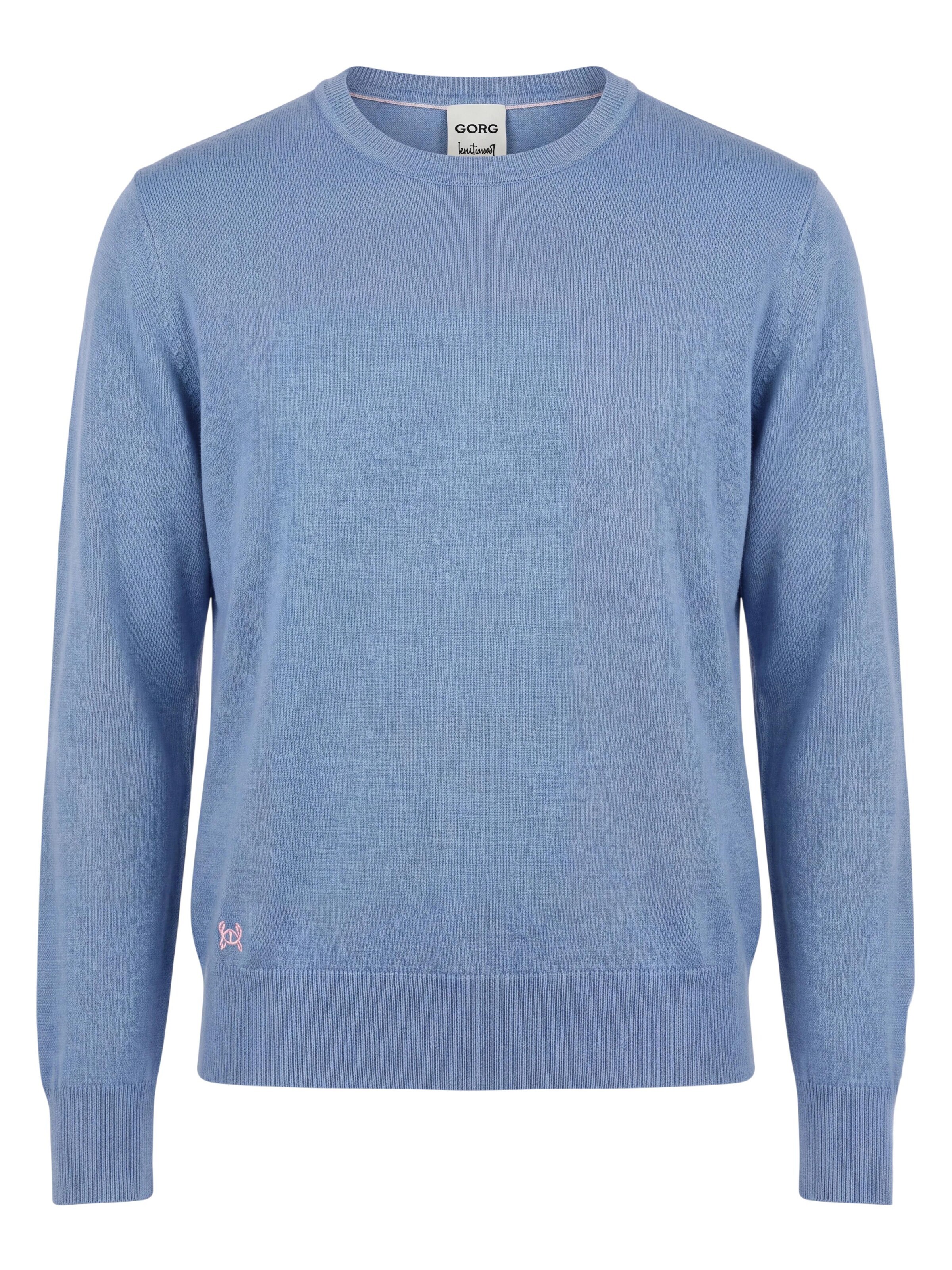 GORG Pullover 'Damen Rundhals-Pullover'‌‌‌‌‌‌‌‌ in Blau: Vorderseite