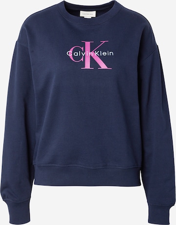 Calvin Klein Jeans Collegepaita värissä sininen: etupuoli