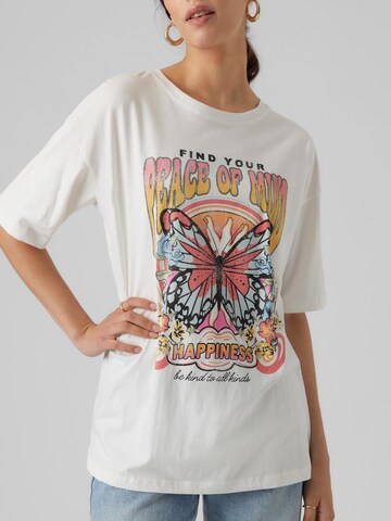 T-shirt oversize 'FOREVER MOLLY' VERO MODA en blanc