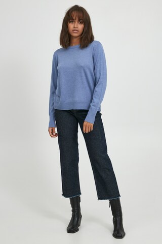 PULZ Jeans Pullover 'SARA' in Blau