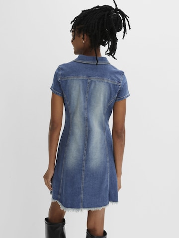 bonprix Blousejurk in Blauw
