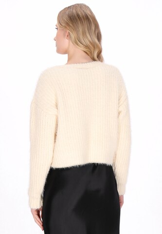 DreiMaster Vintage - Casaco de malha em branco