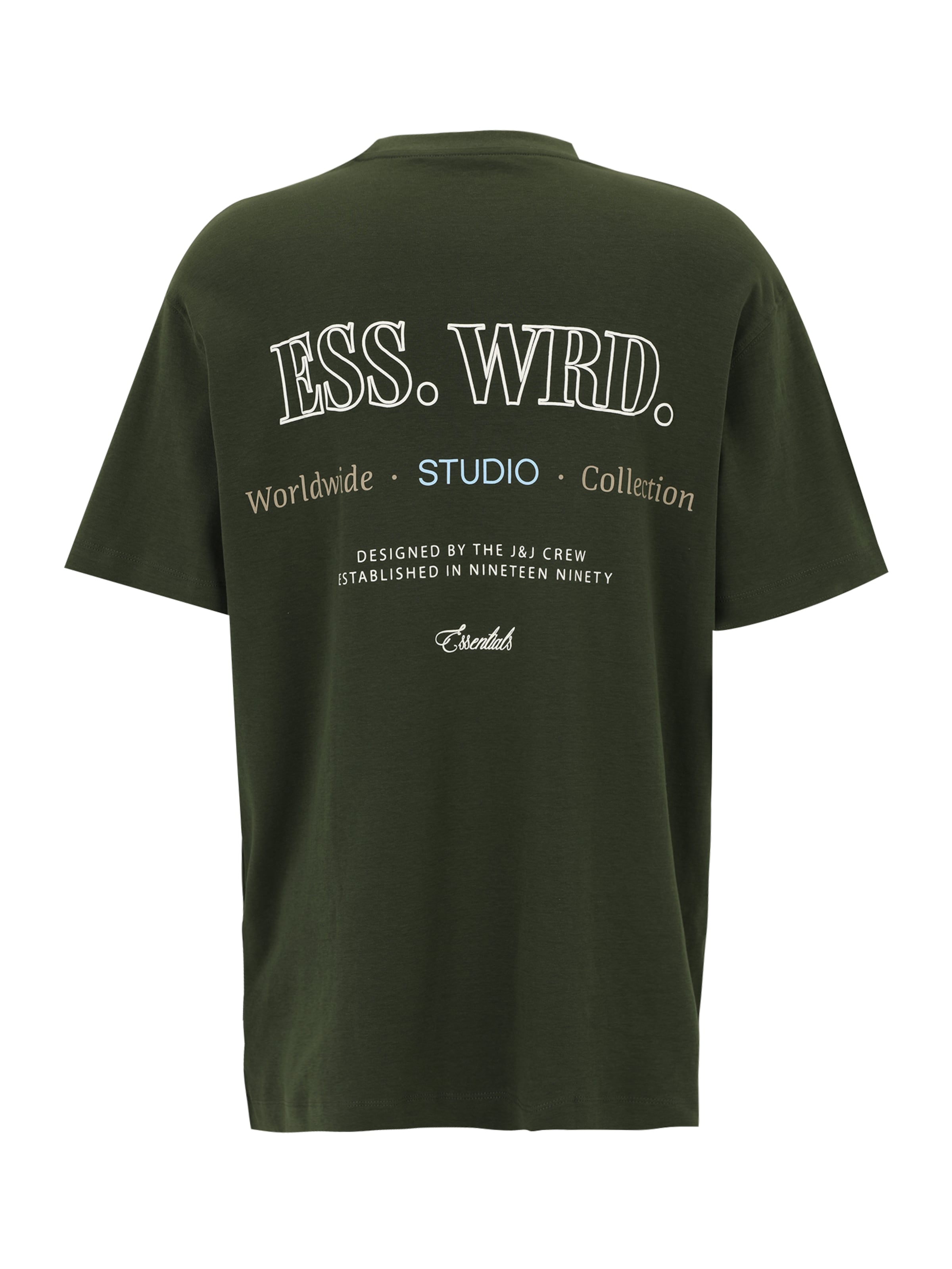 Jack & Jones Plus Shirt 'JJEURBAN EDGE STUDIO' in Green