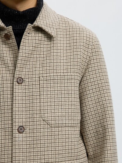 SELECTED Blazer 'SLHLANDON' in 46 in Sand / Grey, Item view