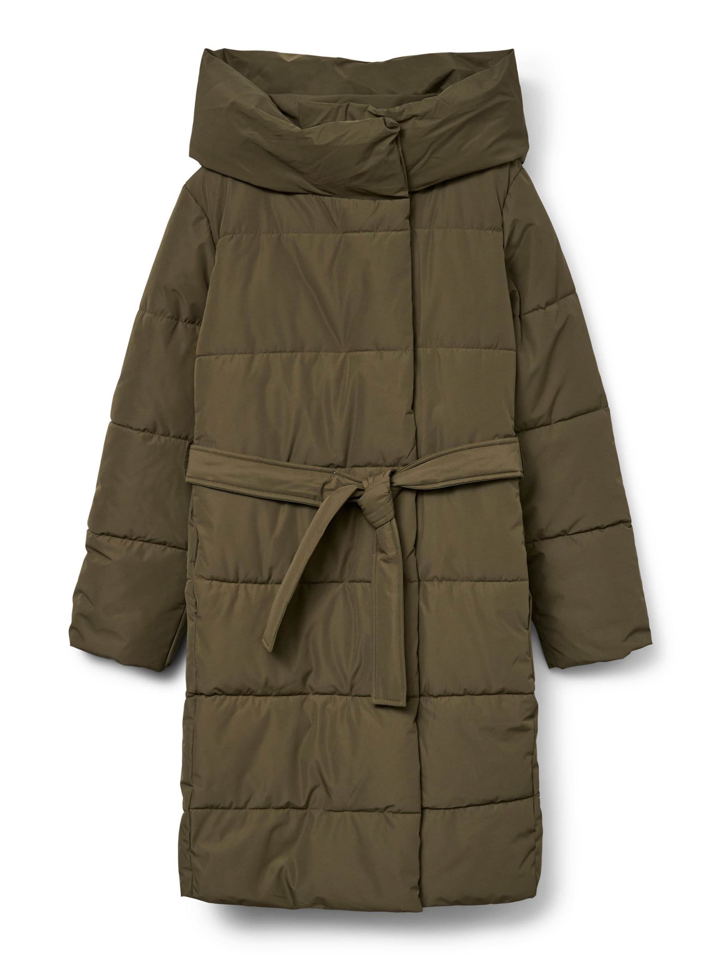 VERO MODA Wintermantel in Groen: voorkant