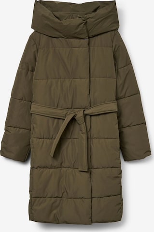 VERO MODA - Abrigo de invierno en verde: frente