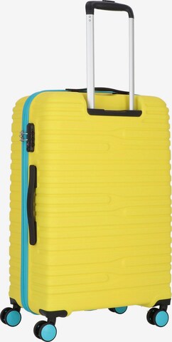 Set di valigie di American Tourister in giallo