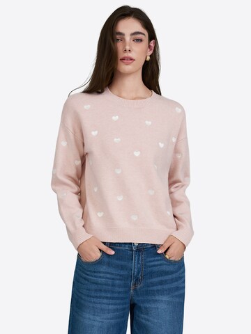 Imily Bela Strickjacke in Pink: Vorderseite