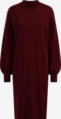 WE Fashion Knit dress in Red: front