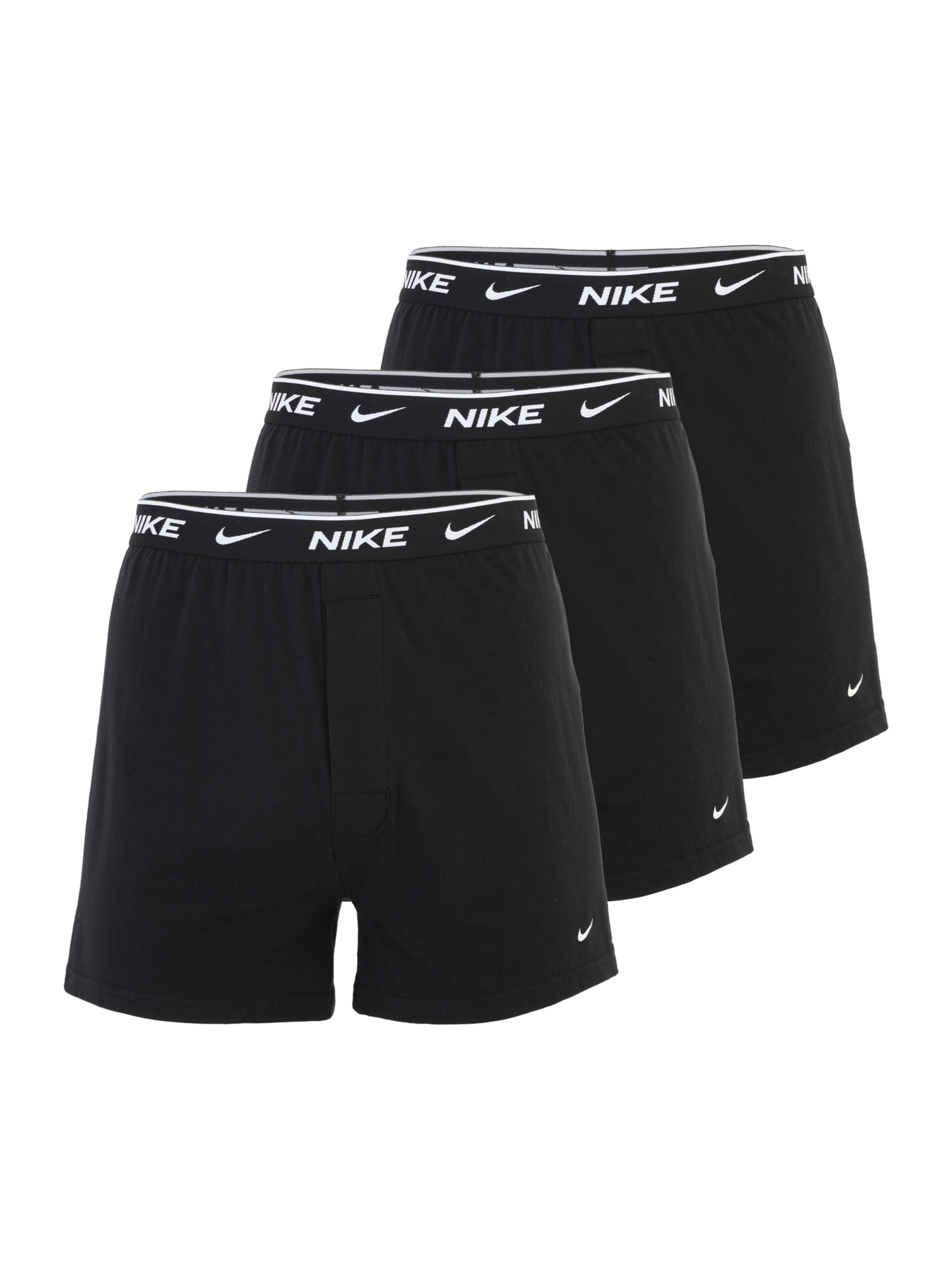 Boxeri 'Everyday' de la NIKE Underwear pe negru: față