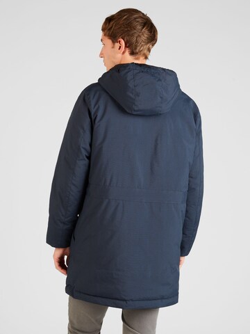 KnowledgeCotton Apparel Between-Seasons Parka 'APEX' in Blue