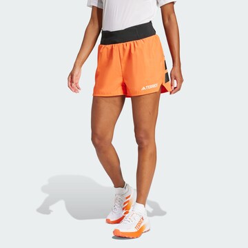 ADIDAS TERREX Regular Sports trousers 'Xperior' in Orange: front