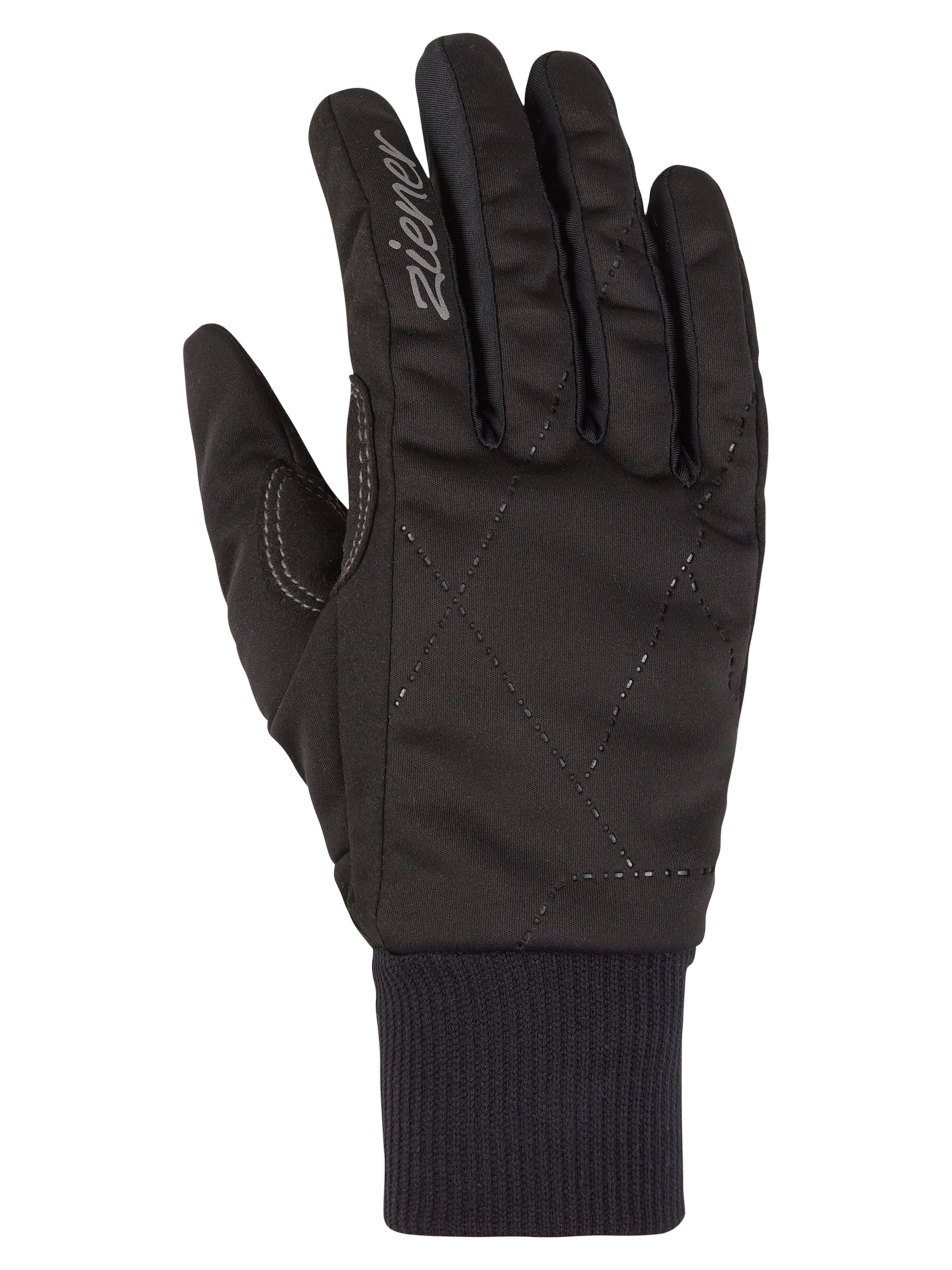 ZIENER Athletic Gloves 'ULANI' in Black