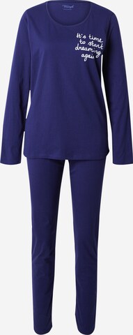 TRIUMPH Pyjama in Blauw: voorkant