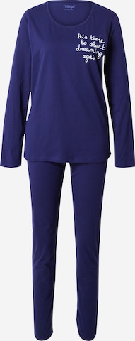 TRIUMPH Pyjama in Blauw: voorkant