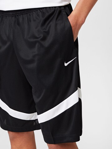 NIKE Regular Sports trousers in Black