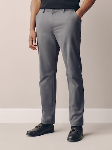 Next Normální Chino kalhoty – šedá: přední strana