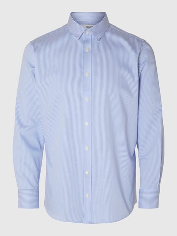 Coupe slim Chemise SELECTED HOMME en bleu