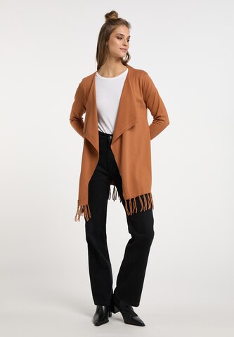 usha FESTIVAL Knit Cardigan in Brown