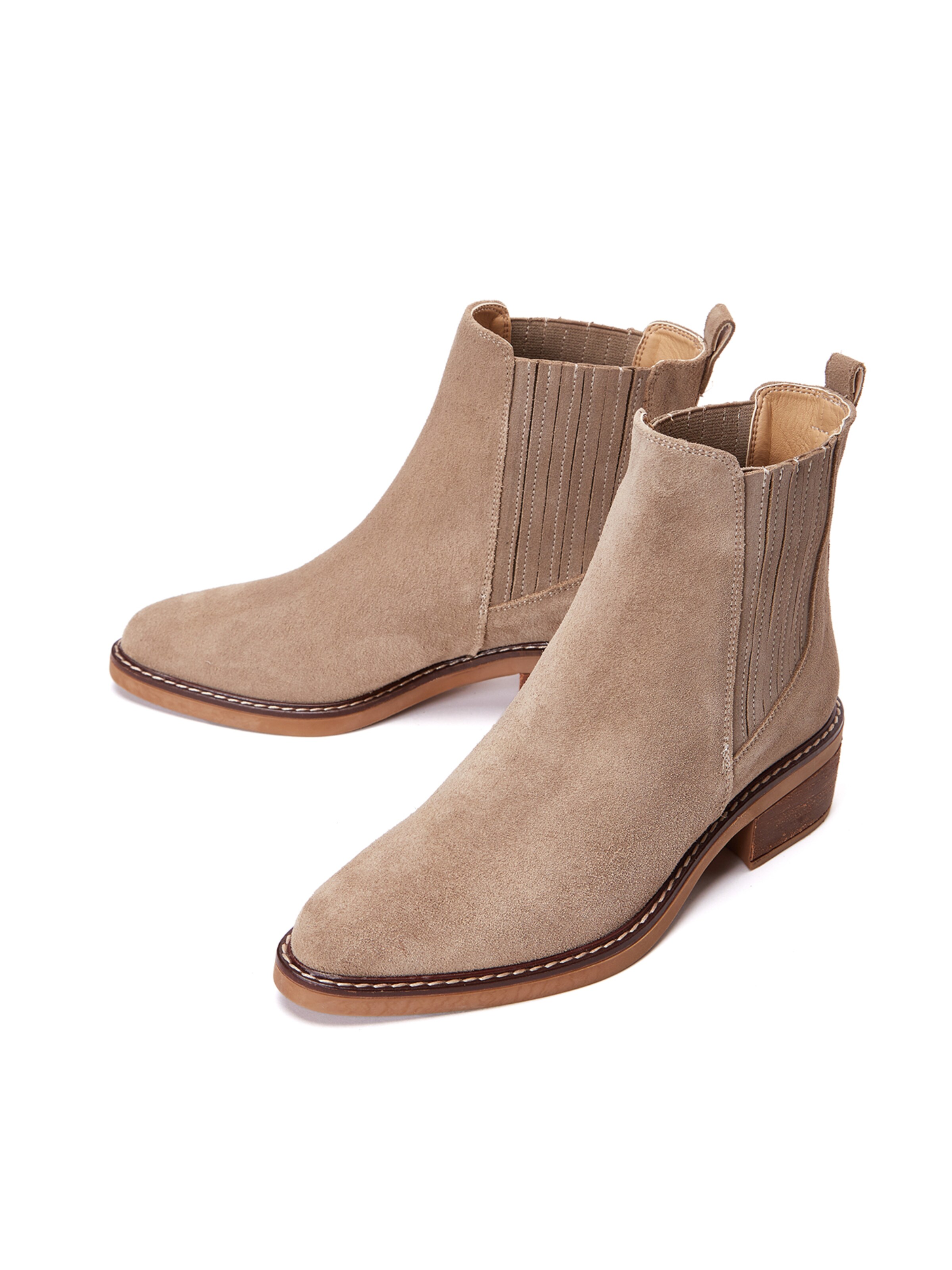 Derimod Chelsea boots in Beige