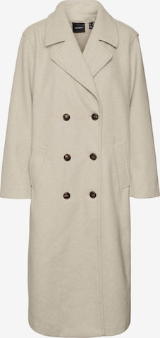 Vero Moda Curve Tussenmantel in Beige: voorkant