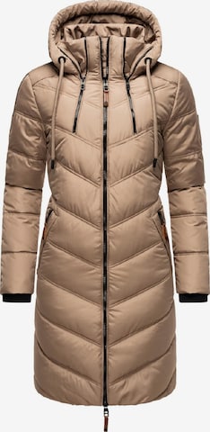 Manteau d’hiver 'Armasa' MARIKOO en marron : devant