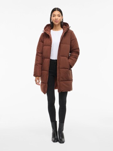 VILA - Abrigo de entretiempo en marrón