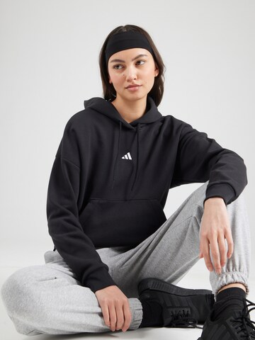 ADIDAS SPORTSWEAR Sportovní mikina – černá: přední strana
