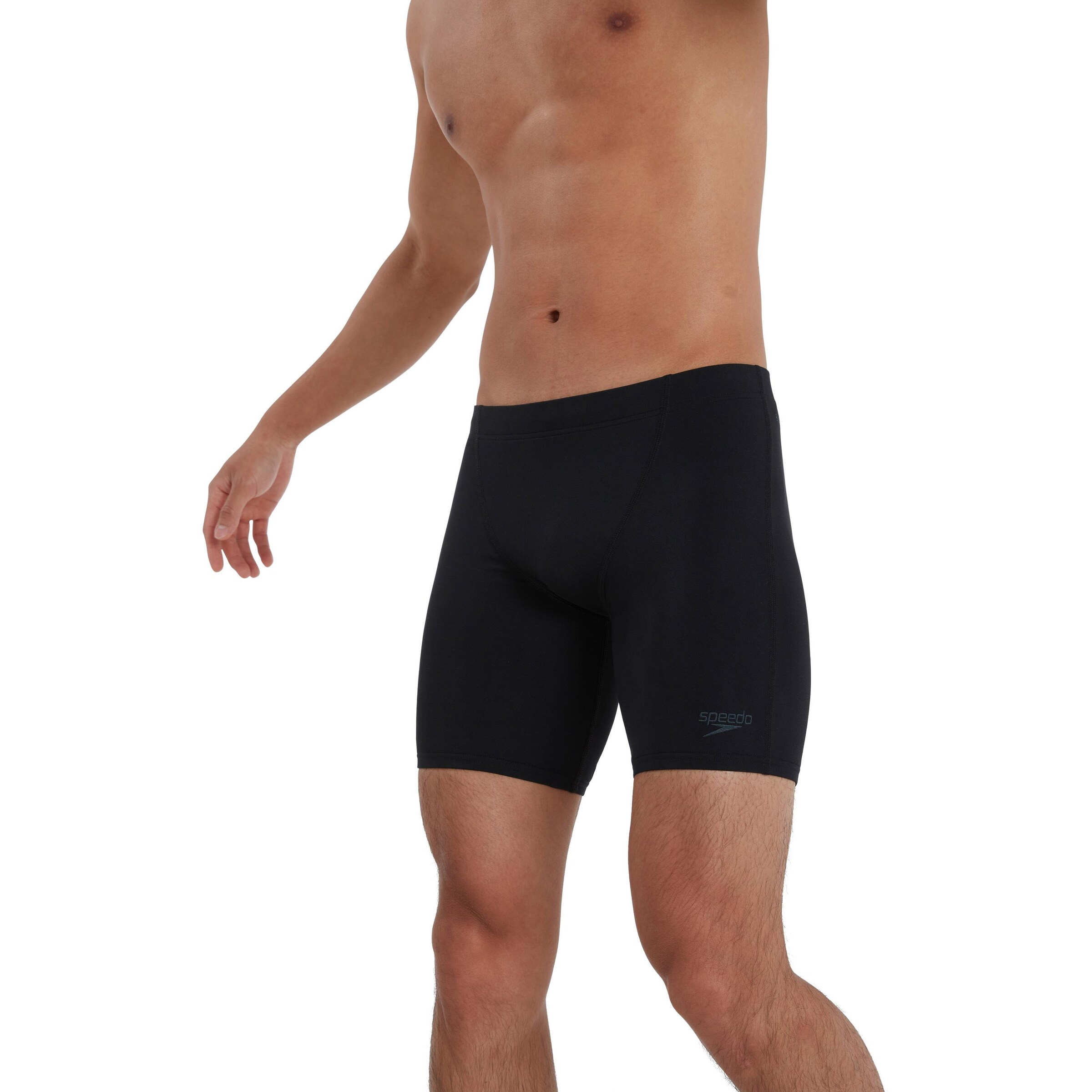 SPEEDO Athletic Swim Trunks in Black