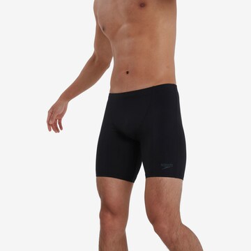 SPEEDO Athletic Swim Trunks in Black