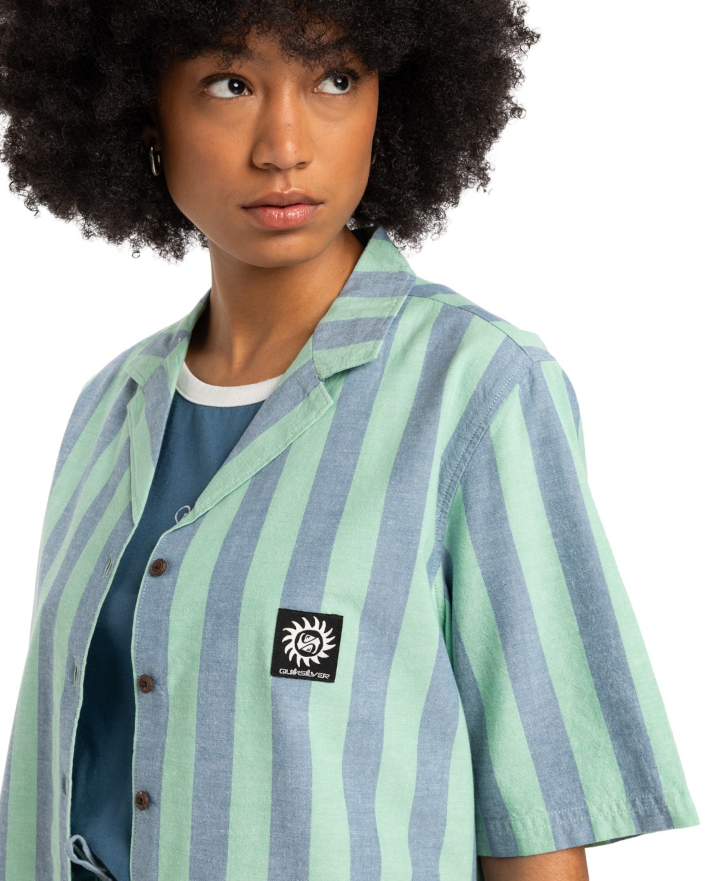 QUIKSILVER Blouse 'Dad' in Blue