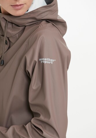 Weather Report Outdoor Jacket 'PETRA' in Brown