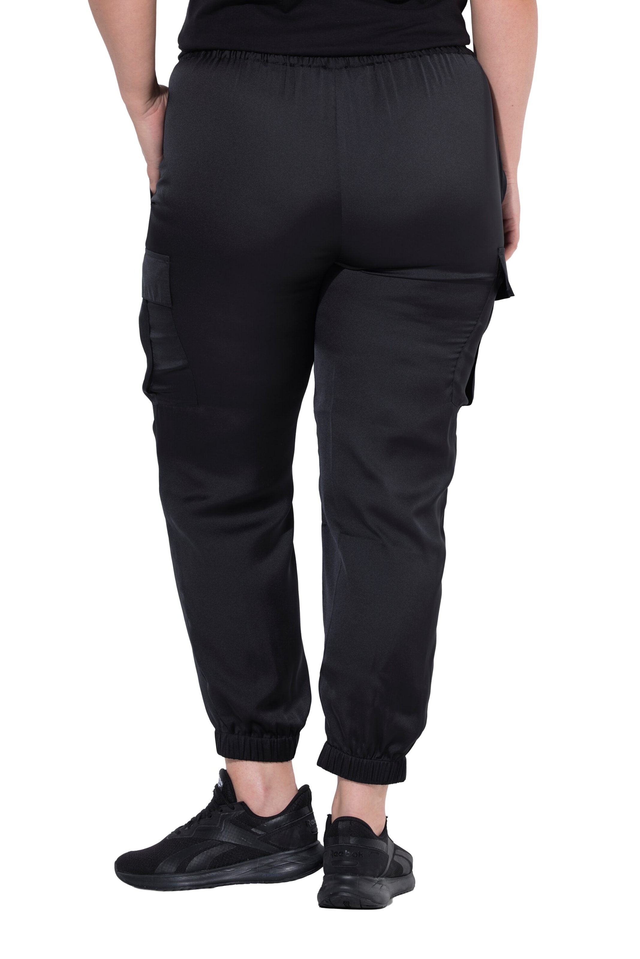 MIAMODA Regular Cargo trousers in Black