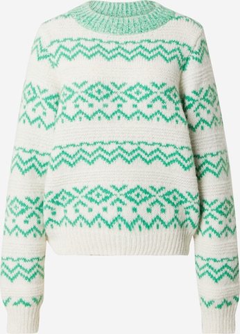 Pull-over TOPSHOP en vert : devant