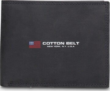 Portamonete di cotton belt in blu: frontale