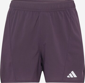 ADIDAS PERFORMANCE Regular Sports trousers in Purple: front