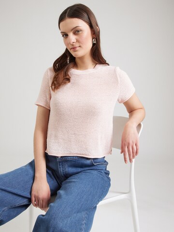 Pull-over 'ONLSunny' ONLY en rose : devant