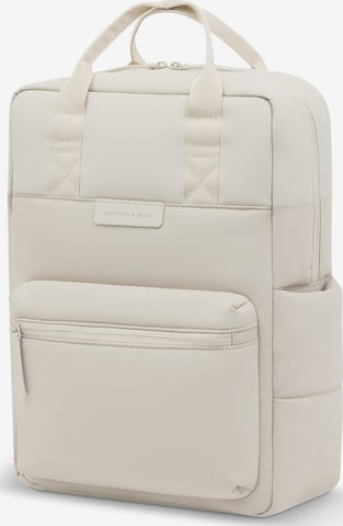 Kapten & Son Rucksack 'Bergen Cloud' in Beige: Vorderseite