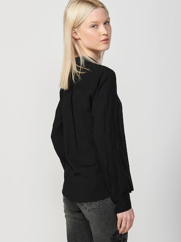KOROSHI Blouse in Zwart