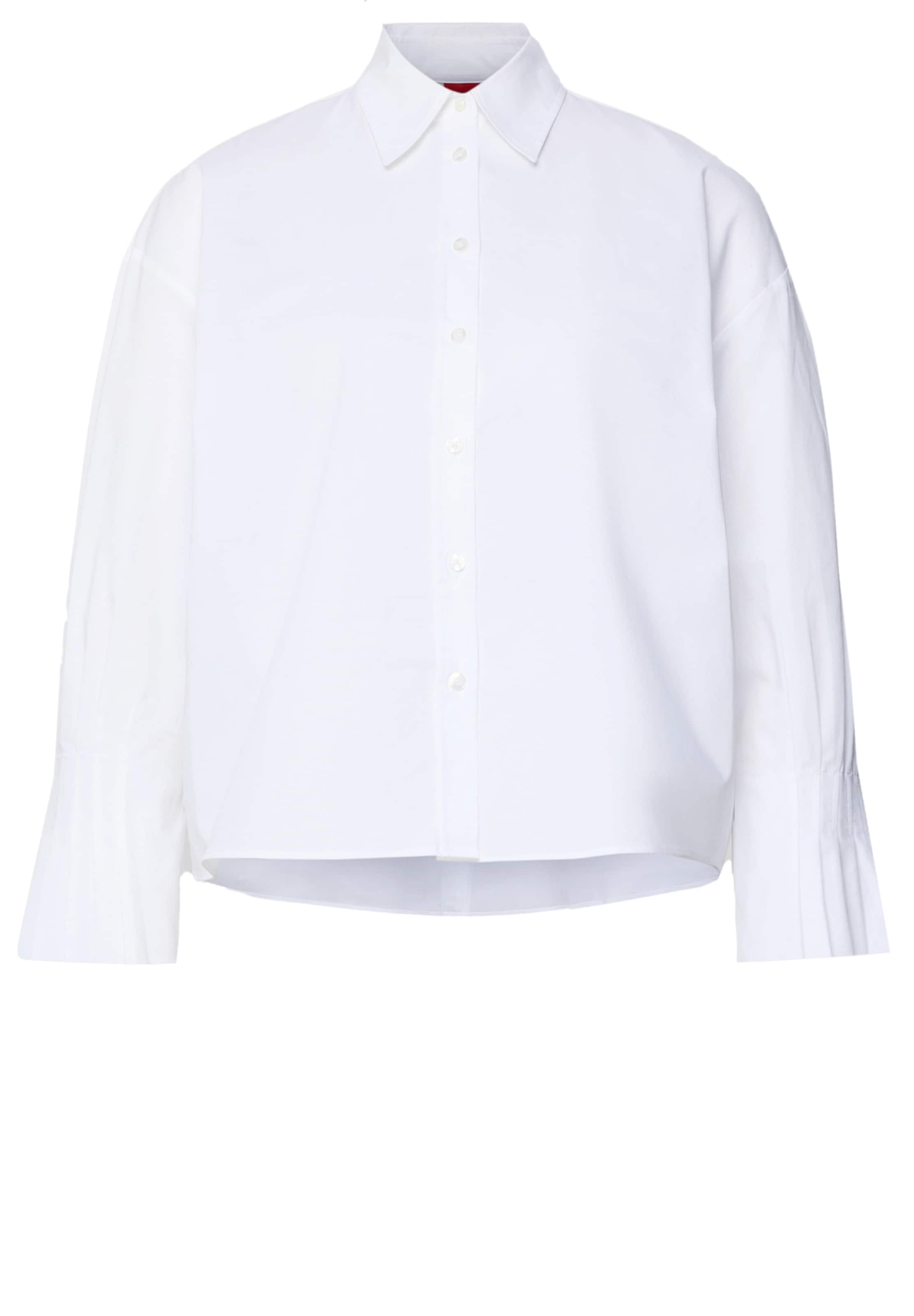 HUGO Bluse 'Eggy' in Weiß: Vorderseite